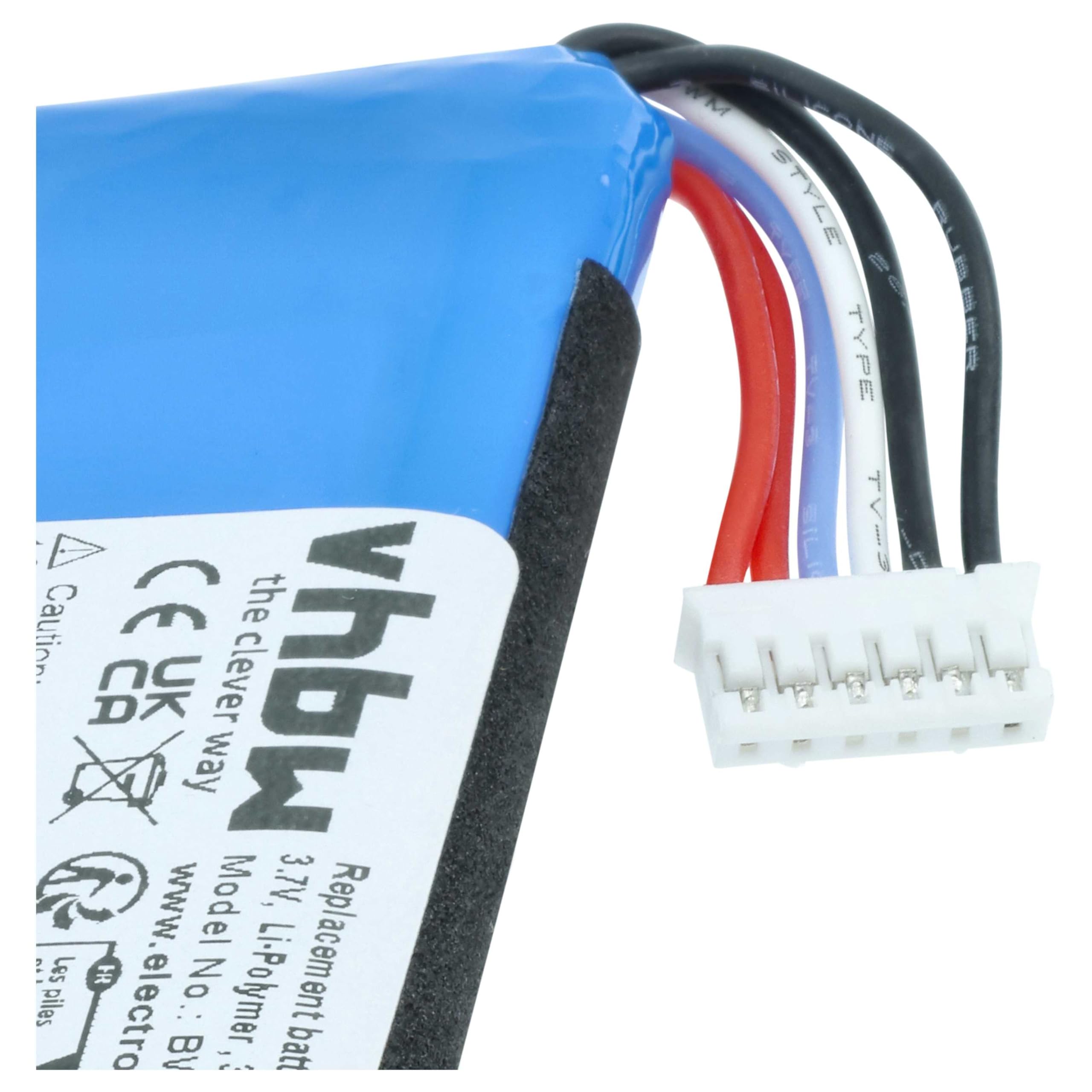 vhbw Bateria kompatybilna z JBL Flip 3 SE, 3 Stealth Edition, Essential, głośniki (3000mAh, 3,7V, Li-polimer)