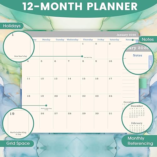 Miniatura 3 de Calendario de bolsillo 2026, planificador de bolsillo 2026, planificador semanal y mensual, enero 2026 a diciembre de 2026, 6.3 x 3.8 pulgadas,