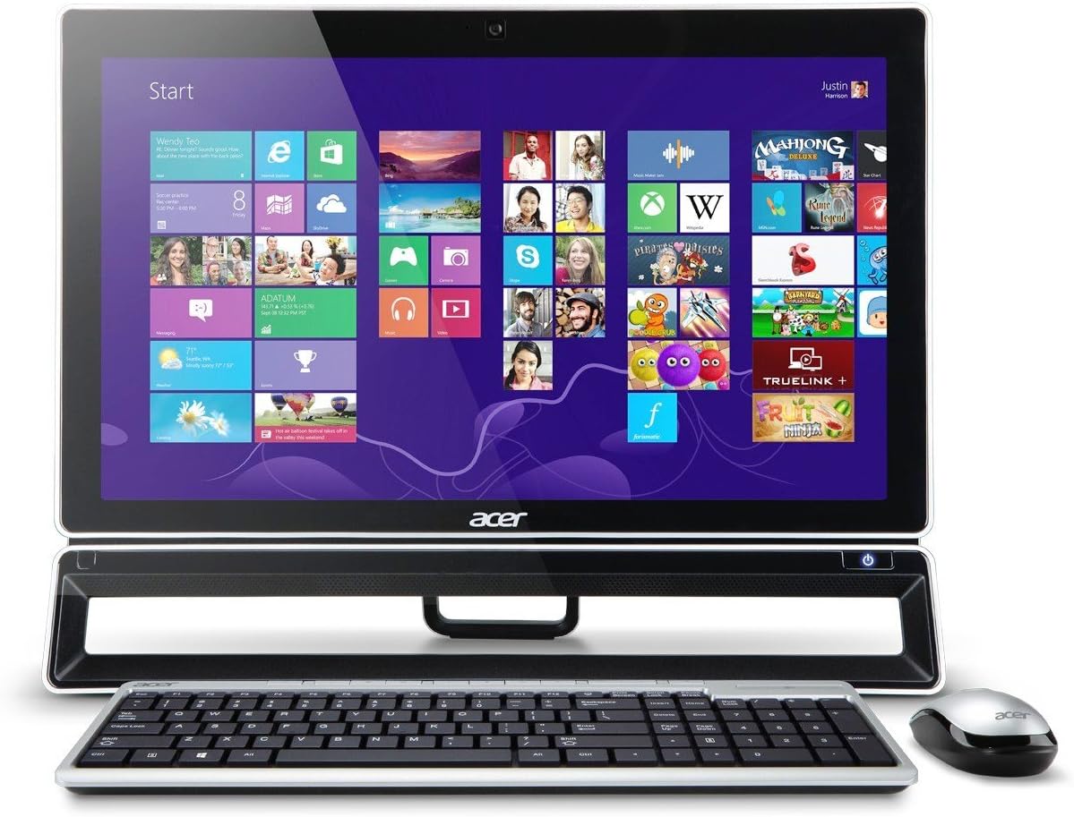 Acer Aspire ZS600 23 inch All-in-One Touchscreeen Desktop PC (Intel Core i3 2130 3.4GHz Processor, 6GB RAM, 500GB HDD, DVDRW, LAN, WLAN, BT, Webcam, Integrated Graphics, Windows 8)