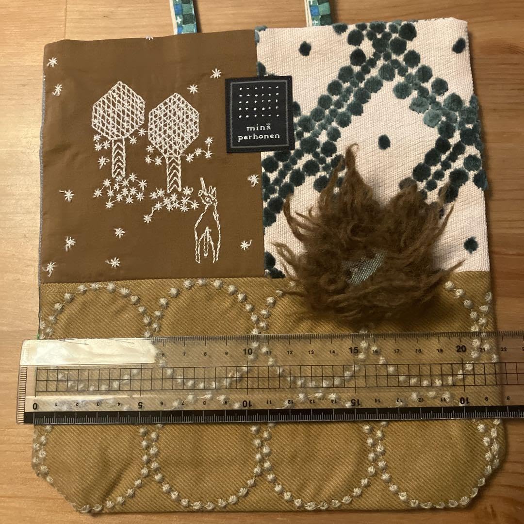 Amazon.co.jp: ミナペルホネン モーリーブローチ ピーストーストバッグ  