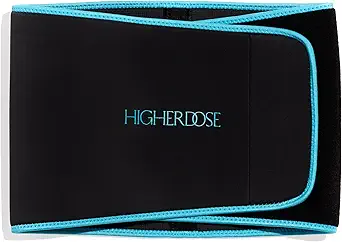 HigherDOSE Stomach Sweat Band - Waist Trainer for Women & Men - Helps Support Core & Back - Locks in Heat & Amplifies Sweat