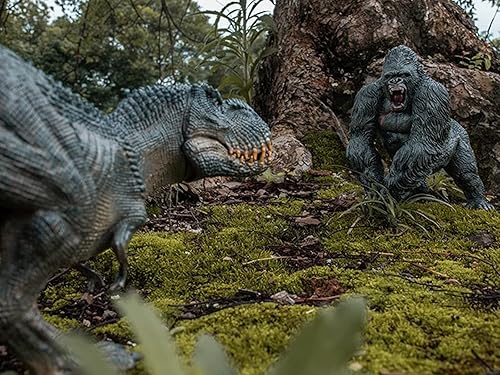 Miniatura 3 de Gorilla VS Vastatosaurus Rex - Juguetes de dinosaurio con figura de acción de roca realista, figuras de animales de tarbosaurus para juegos de rol
