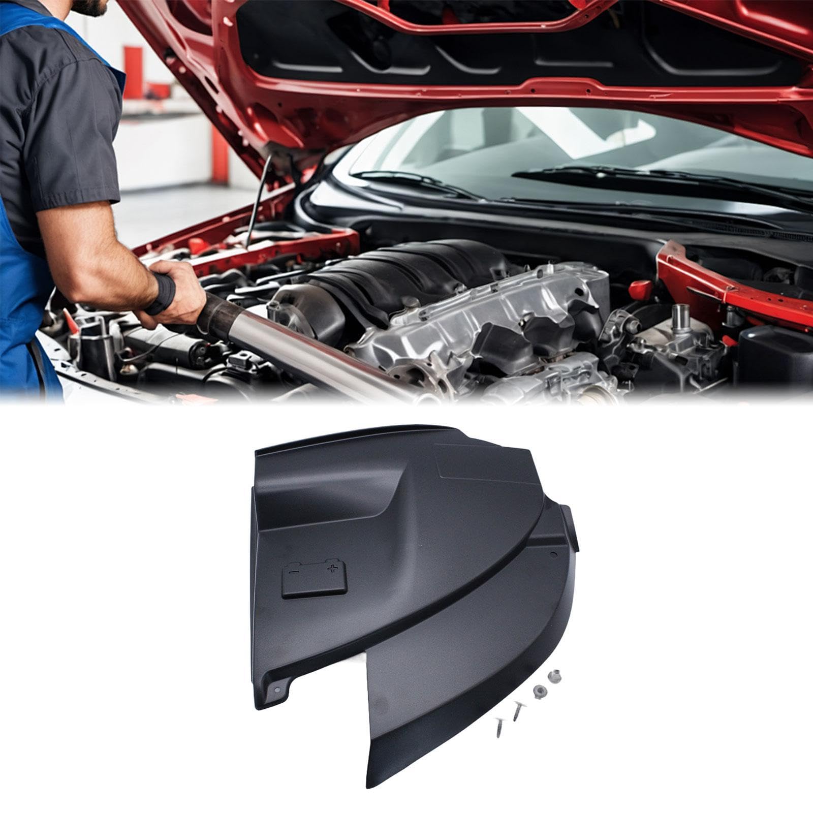 Couvercle de Batterie avec Capuchon de Fixation pour Borne de Batterie, Compatible avec Une Installation Simple, Accessoires Automobiles Professionnel