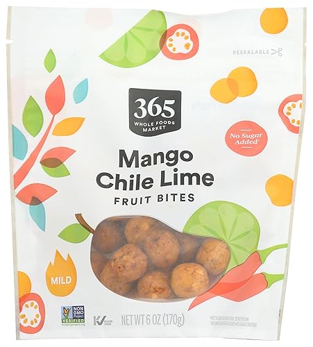 365 By Whole Foods Market, Bocadillos de chile y lima de mango, 6 onzas