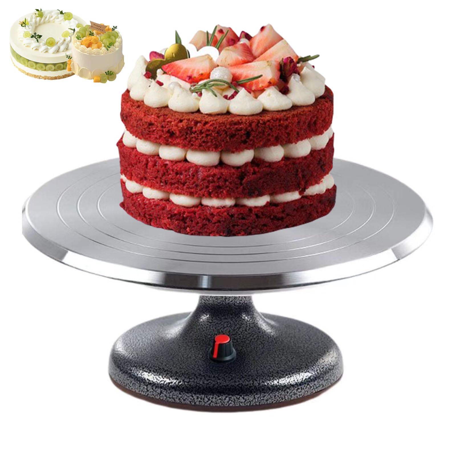 Motorisierter Kuchen-Drehteller, Elektrischer Kuchen-Drehteller 12 Zoll
