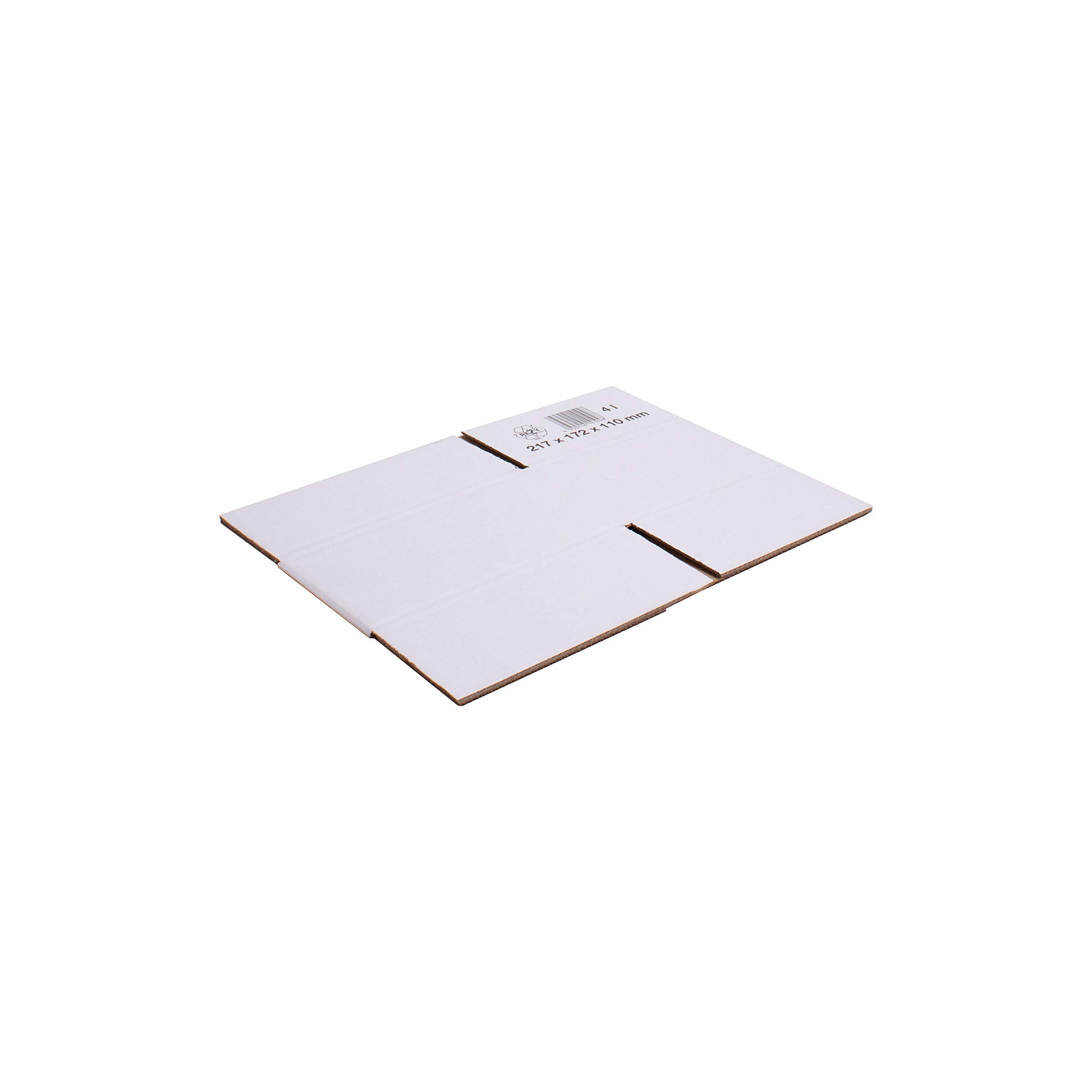 Faltkarton 217 x 172 x 110 mm 2-wellig weiß Karton Schachtel Versandkarton Paketversand 160 Stück