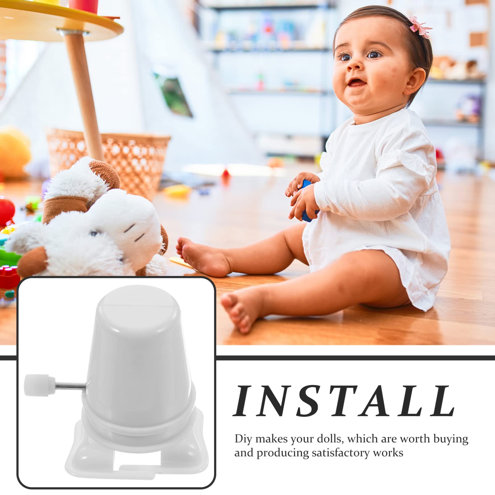 Alasum Wind Up Toys Movement 6pcs Wind up Toys for Kids Small Toys for Easter Eggs Easter Wind up Toys Clockwork Toys Part Walking Fitting for Wind Up DIY Craft Accessories Parts White