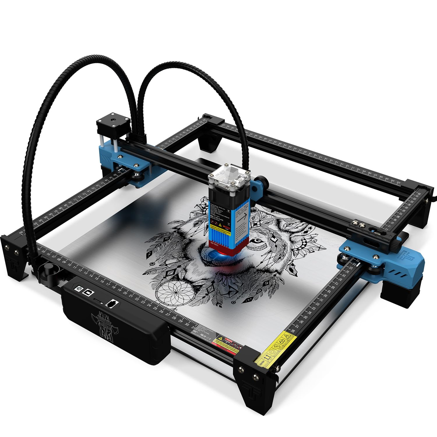TTS-55 PRO 5.5W Laser Engraver Machine Laser Cutter Ferramenta de