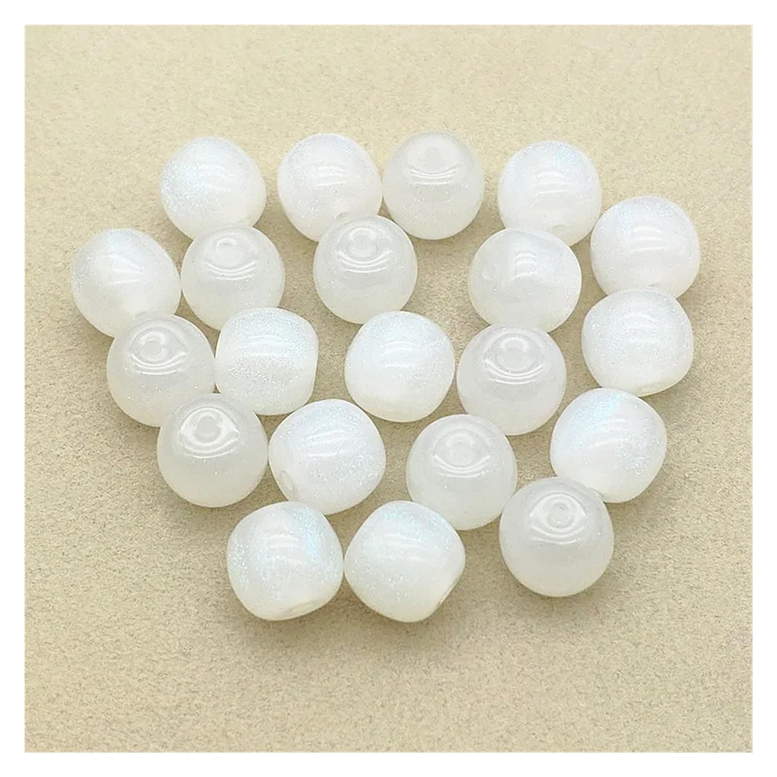 500 cuentas cilíndricas de resina con efecto polvo de 12 x 11 mm for pendientes y collares hechos a mano. Accesorios y componentes de joyería.(Light pink)