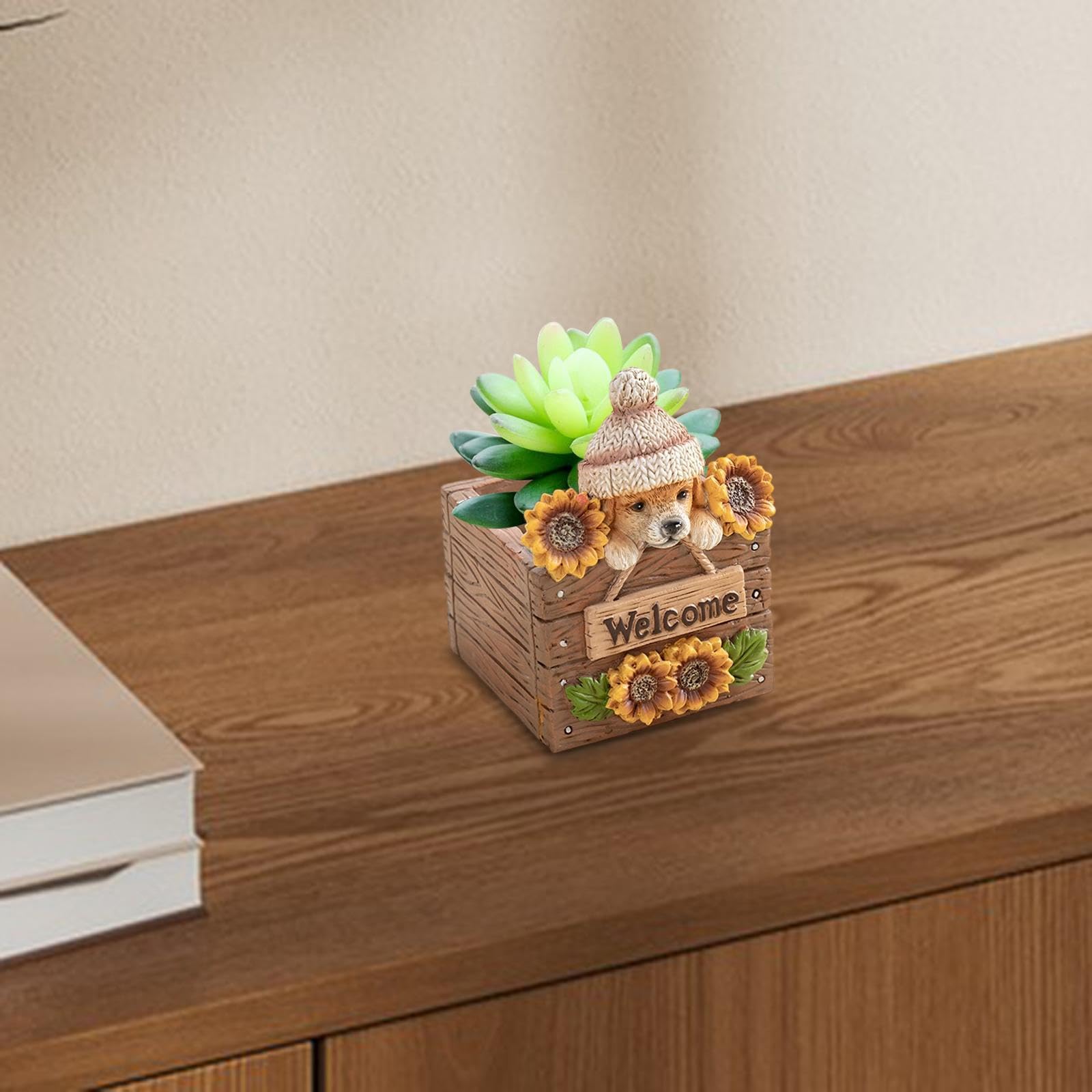 Vaso di Fiori in Resina, Decorazione Creativa per La Casa, Adorabile