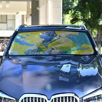 Gorilla Green Asthetic car Windshield Sun Shade Collapsible car Umbrella as seen on tv Products Automobile para sol de carro Interior