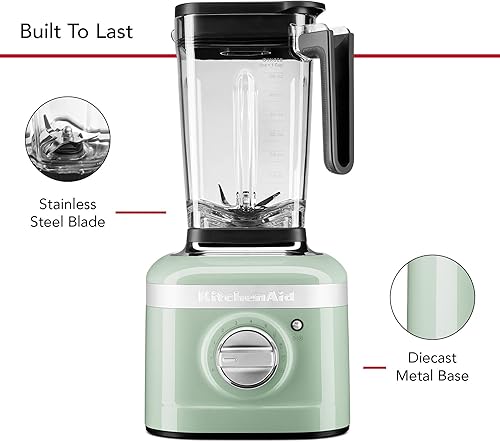 Miniatura 4 de KitchenAid Batidora de velocidad variable K400 con manipulador - KSB4028 - Pistacho