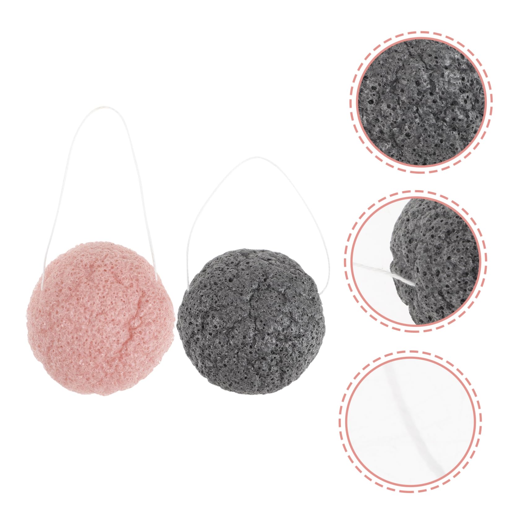 5 Set Spugne Per Spugne Esfolianti Per Strumenti Per Detersione E Rimozione Del Materiale E Riutilizzabile Per Della Femminile Colore Casuale 2 Pezzi*5