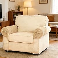 Vista 41 de Fundas para reposabrazos de sofá, fundas para reposabrazos con bolsillo, protector elástico para reposabrazos de sofá, fundas extraíbles