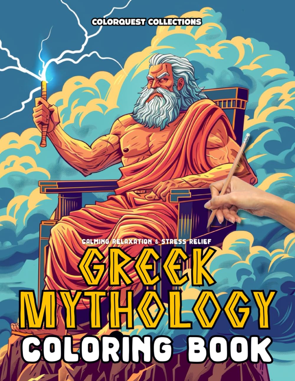 Greek Mythology Coloring Book: Unleash Your Inner Artist with Mythic Scenes