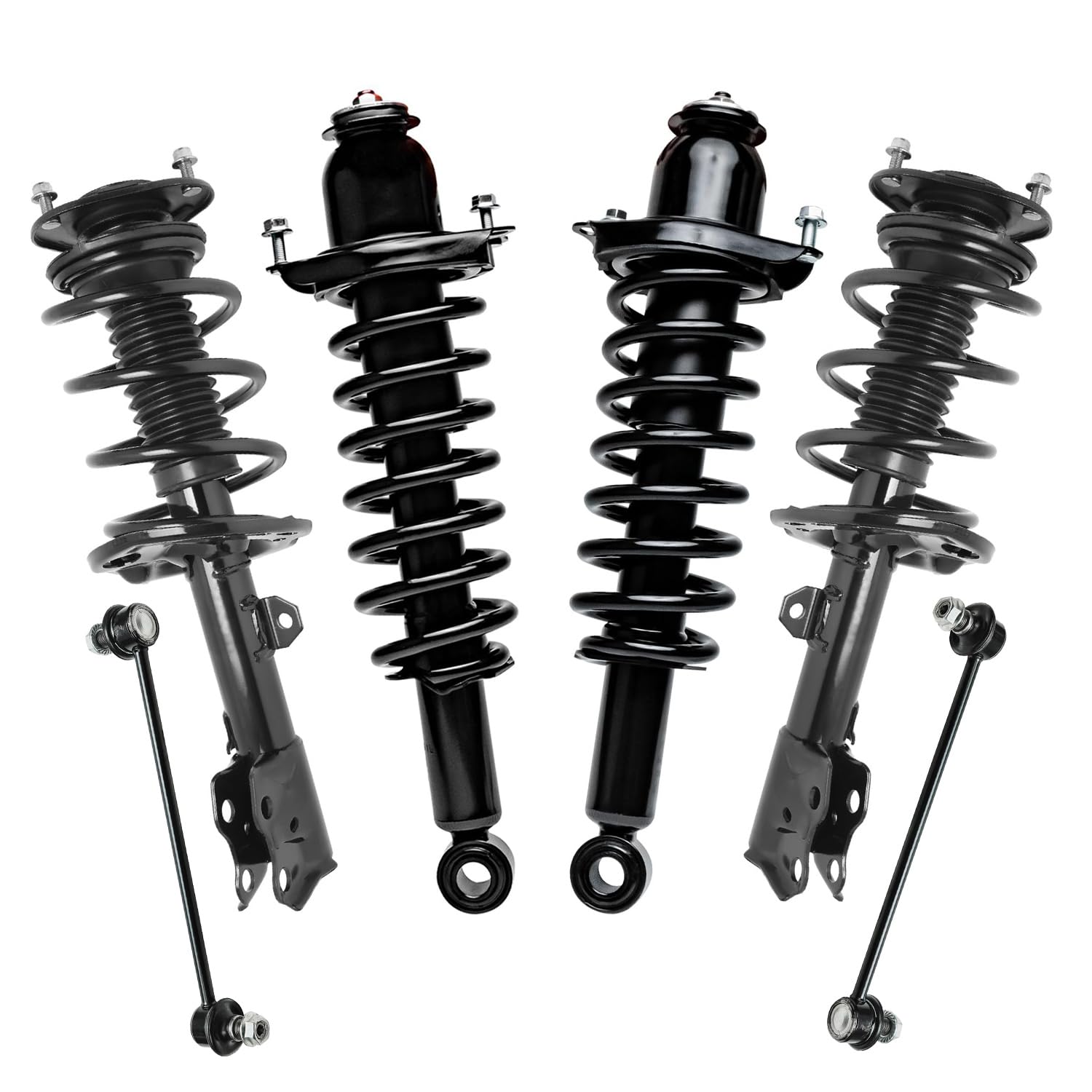 Detroit Axle - 1.8L 6pc Struts Suspension Kit for 2014-2019 Toyota Corolla