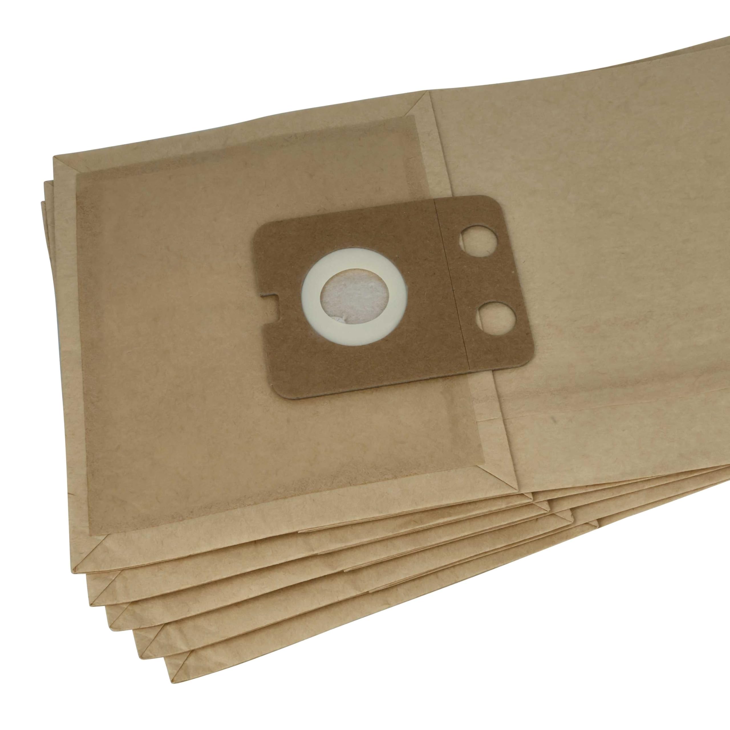 vhbw 20x sacchetti compatibile con Nilfisk VP600 Serie aspirapolvere - in carta, 34,55cm x 22,4cm, color sabbia