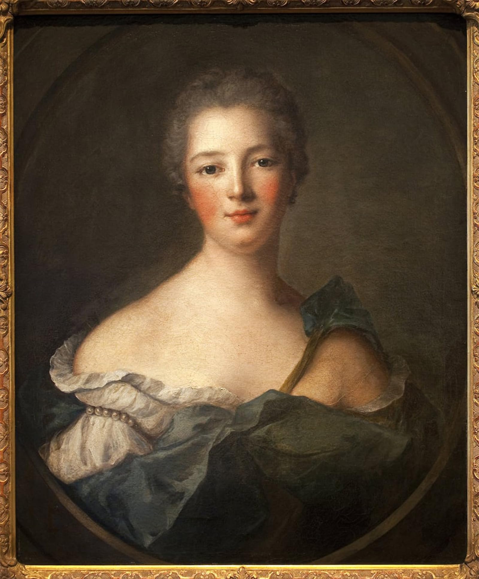 POSTERIIk Vintage Art Print Images Pictures Print Jeanne Antoinette Poisson Marquise of Pompadour by Jean Marc Nattier Modern Colour Posters for Office Home Decor 60x90cm