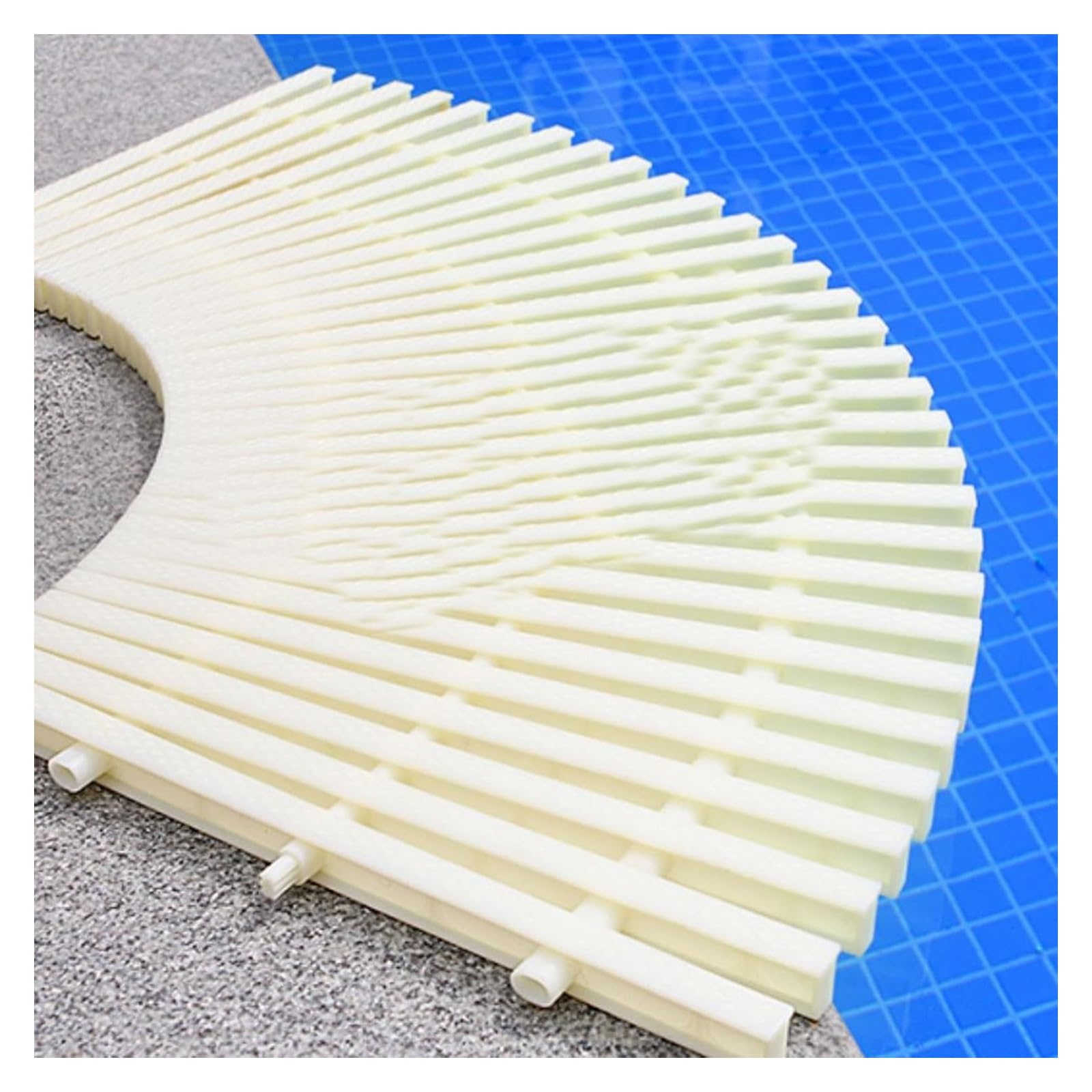 Rejillas para Piscinas, Rejillas de plástico ABS Resistente para Piscinas - Cubierta de Rejilla de Drenaje para entradas de vehículos, Patios y terrazas, 20x100cm, 2 Piezas - Solución de Dre