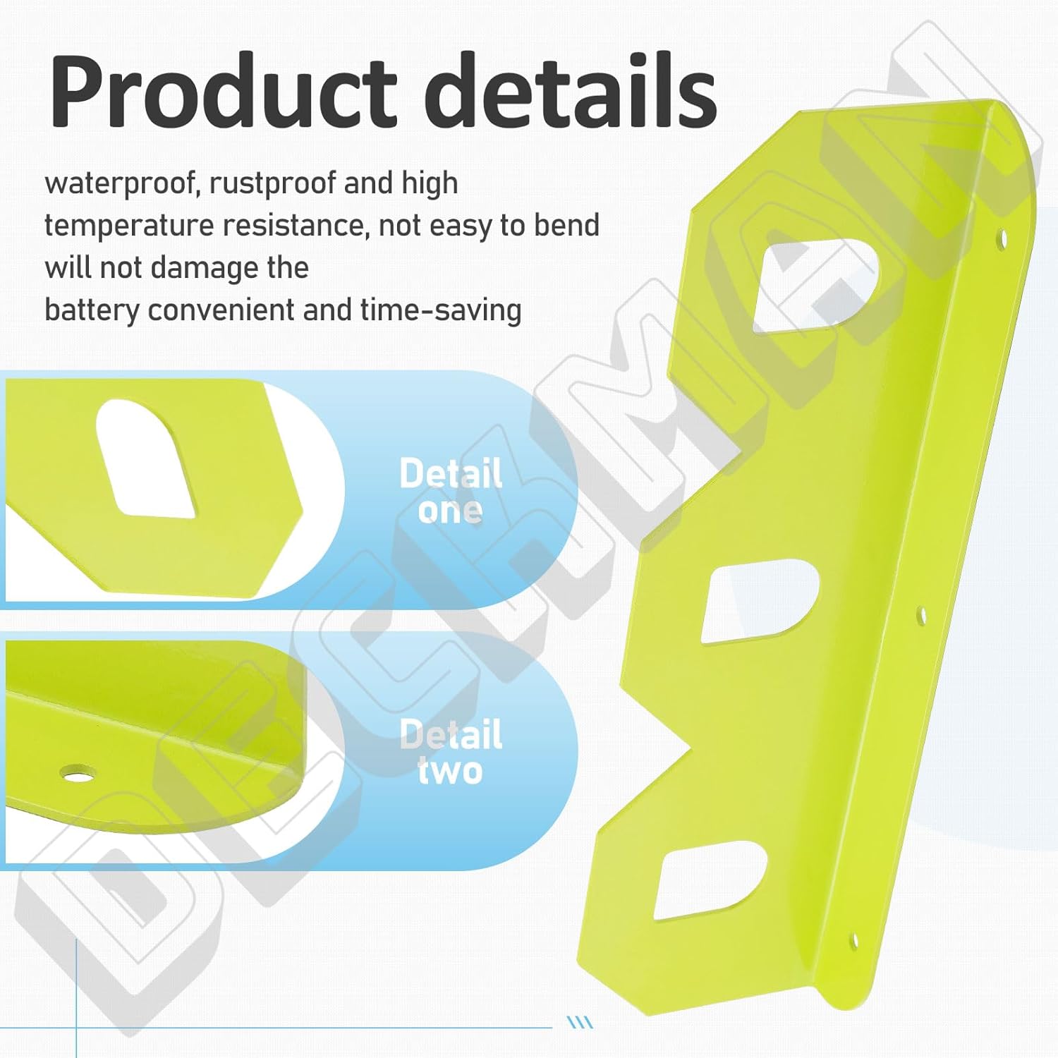 204358001 Edge Guide Assembly & Battery Holder Kit Compatible with Ryobi P601 P206 18V One+ Trim Router, Pcl424, Pcl424B, for Ridgid R2401, Battery Holder Fit 18V Batteries