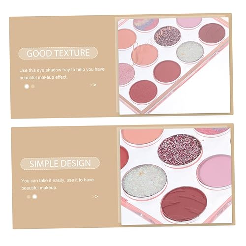 Color Eyeshadow Palette for Makeup Versatile Eye Shadow Tray with Matte and Shimmer Finishes for Parties and Night Clubs Lightweight and Sturdy Design