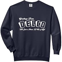 Greetings from Delco Comfort Colors Adult Sweatshirt