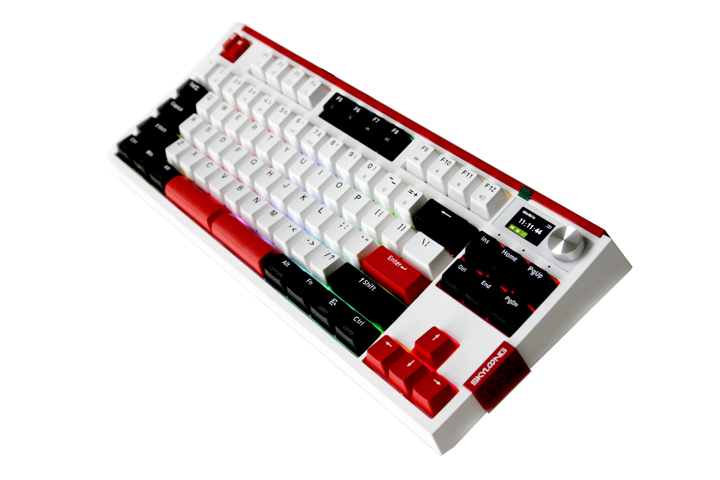 Amazon.com: Glacier Skyloong GK87 Pro Lite TKL Layout Wireless