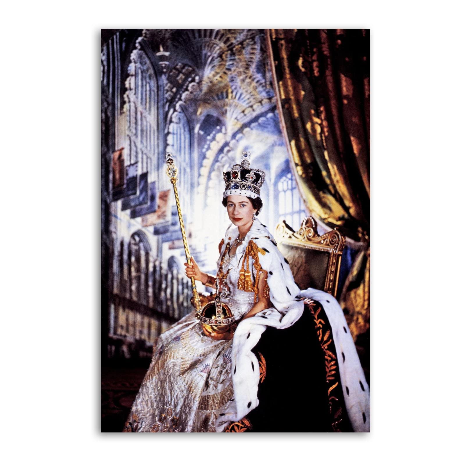 アートポスター　エリザベス女王　コレクション　印刷物 61QrbvaLRaL._AC_UF350,