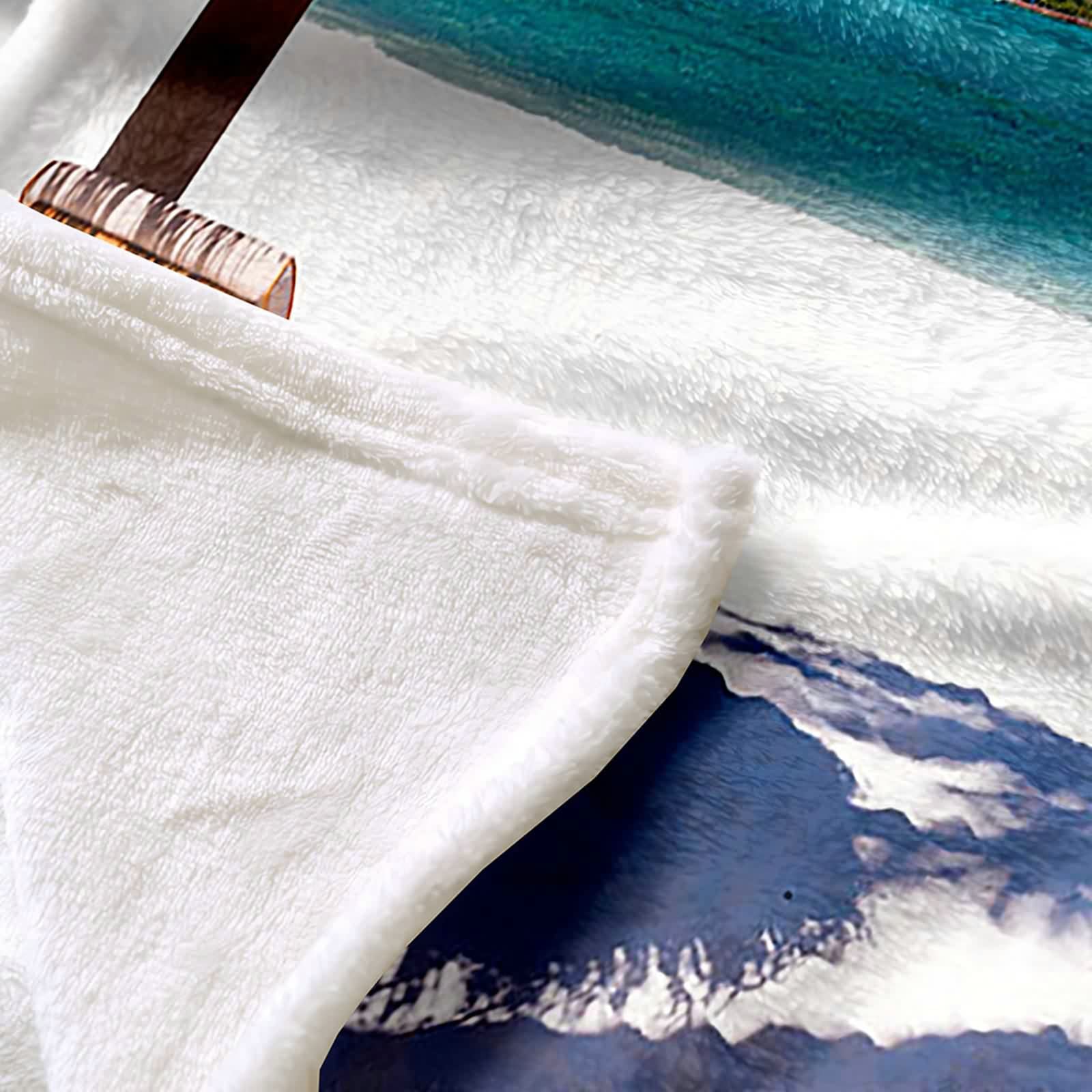 Aeici Koc polarowy, koc polarowy 150 x 200 cm leżak plażowy narzuta na sofę do salonu sofa łóżko