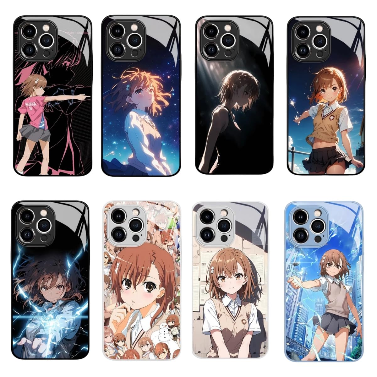 Amazon.co.jp: BOKNI とある科学の超電磁砲 スマホケース iPhone16用