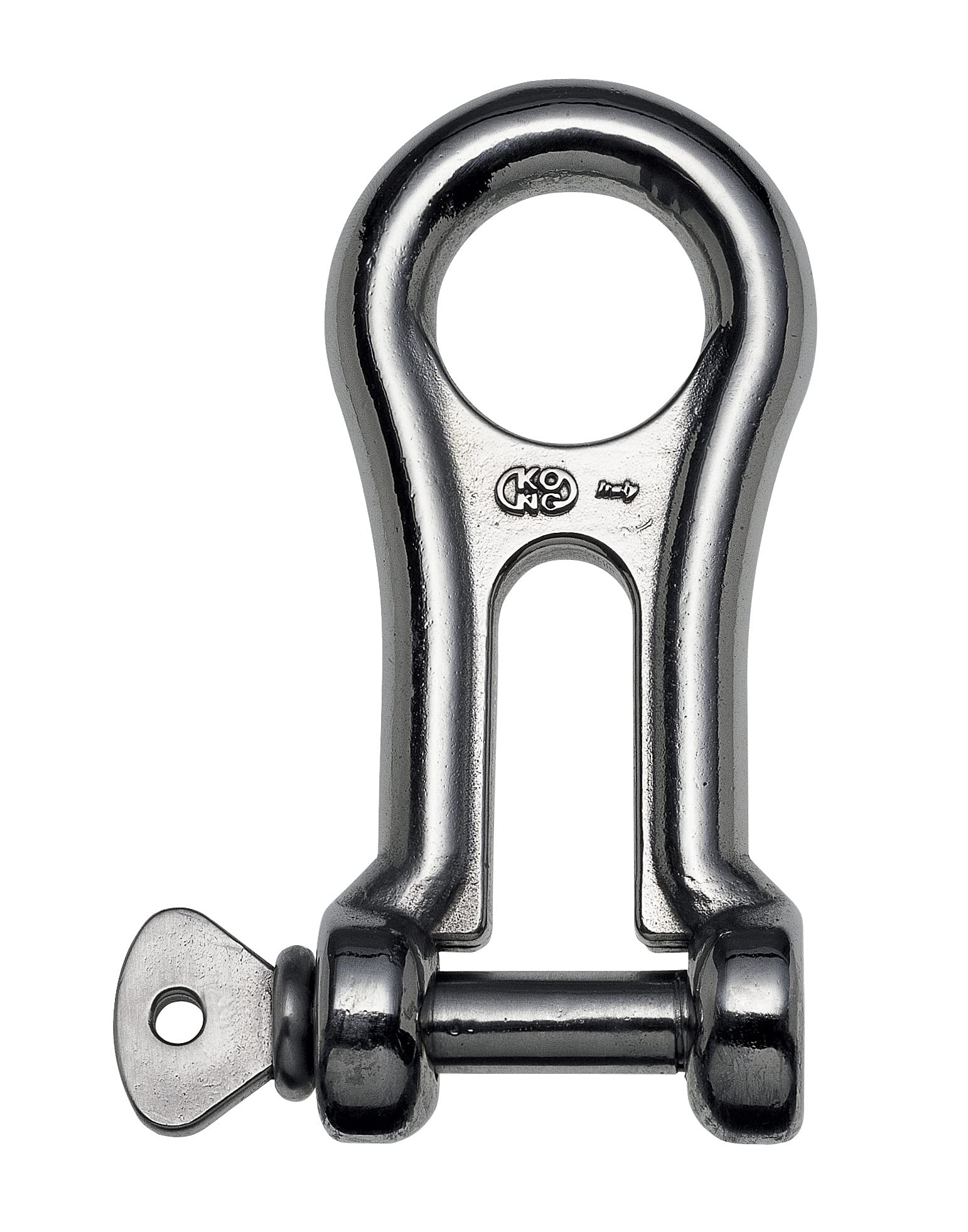 Osculati KONG Chain Gripper-Clamp Chain 8 to kN Insurance Accessory, Adults Unisex, Stainless Steel (Silver), 12 mm
