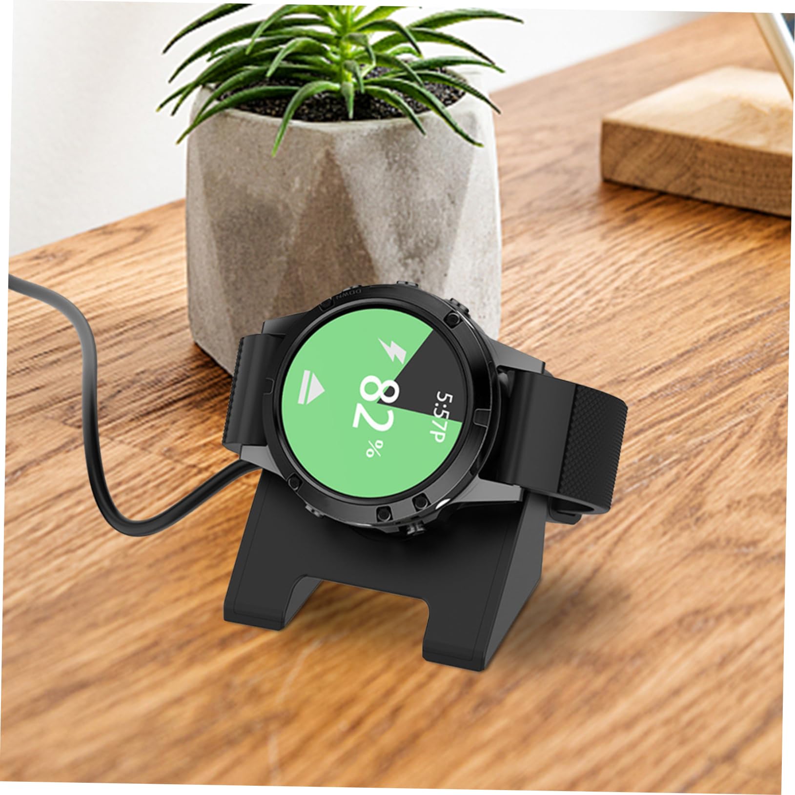 BESTonZON 5pièces Station De Charge Dock pour Montre Connectée Compatible Chargeur USB Pratique Et pour Montres De Sport