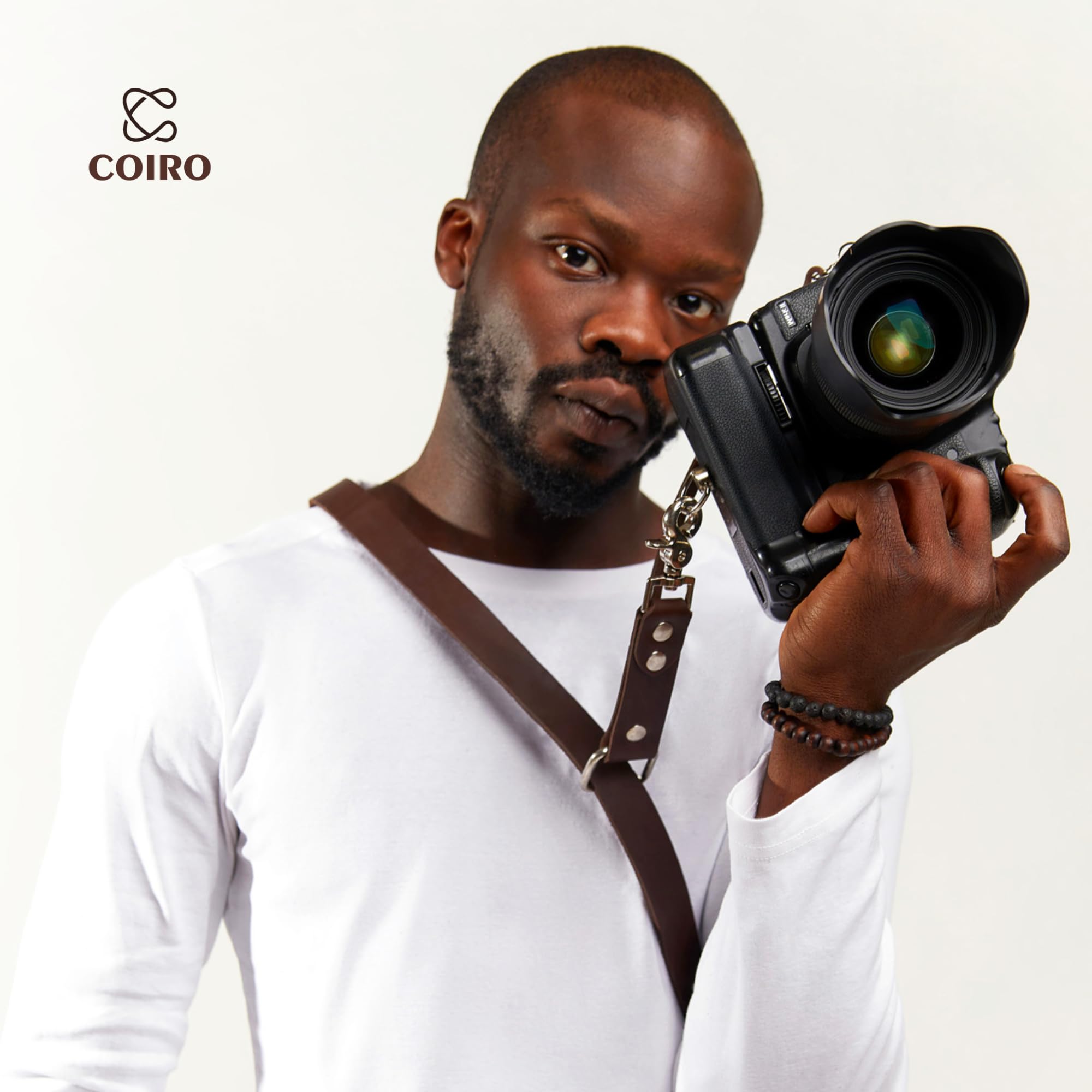 Camera Strap Accessories for One Camera Professional Single Leather Harness Shoulder Strap Quick Release Gear DSLR/SLR Strap