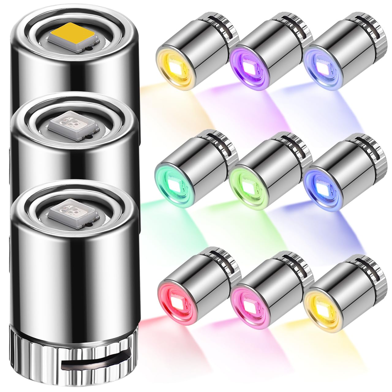 Yardwe 24 LED Mini Lights, Mini Electric Lights for Dollhouses and Crafts