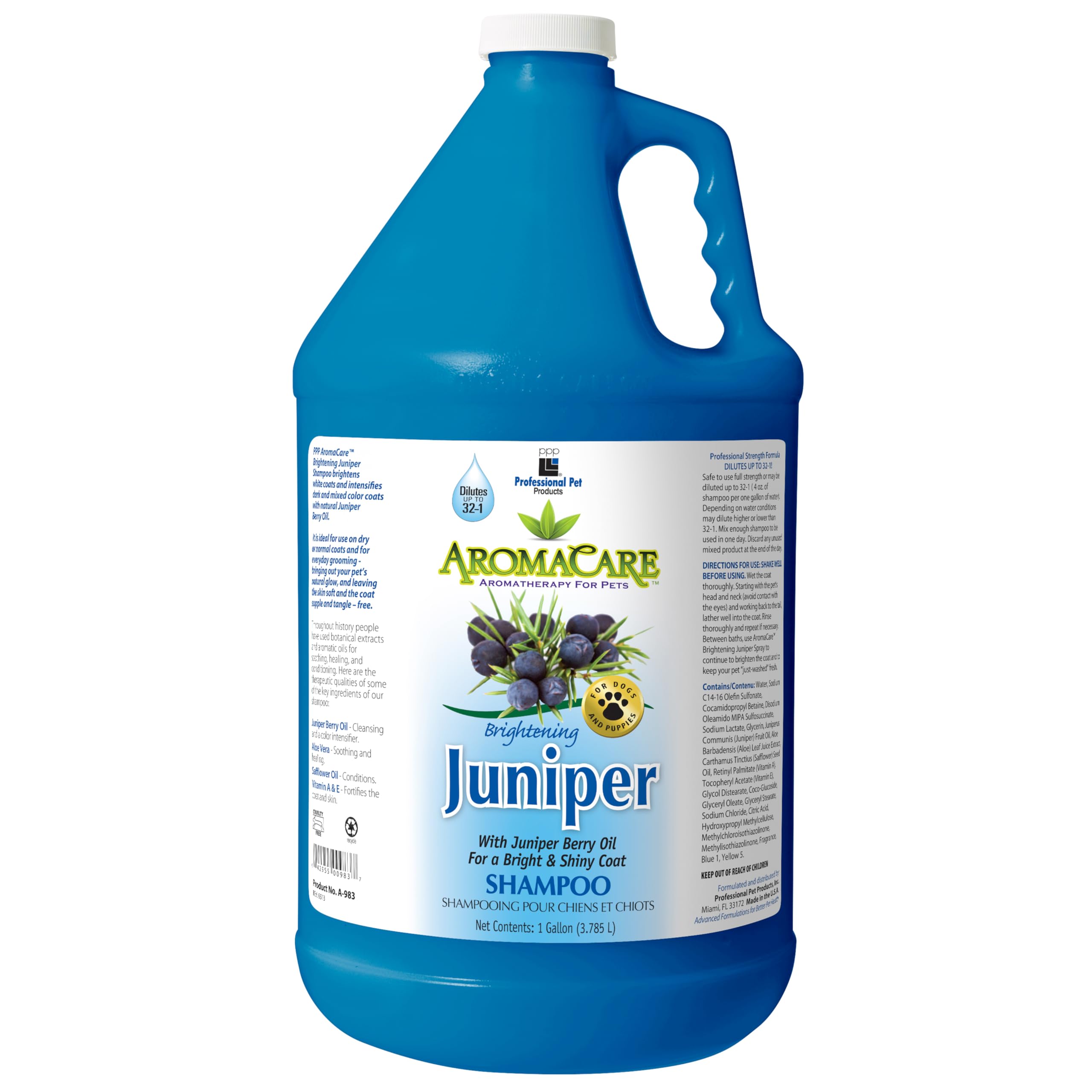 Pet Shampoos : Amazon.com: PPP AromaCare Brightening Juniper Dog
