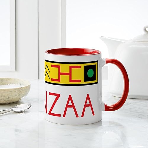 Vista 65 de CafePress Kwanzaa Principles - Taza de café de cerámica, taza de té, 11 onzas