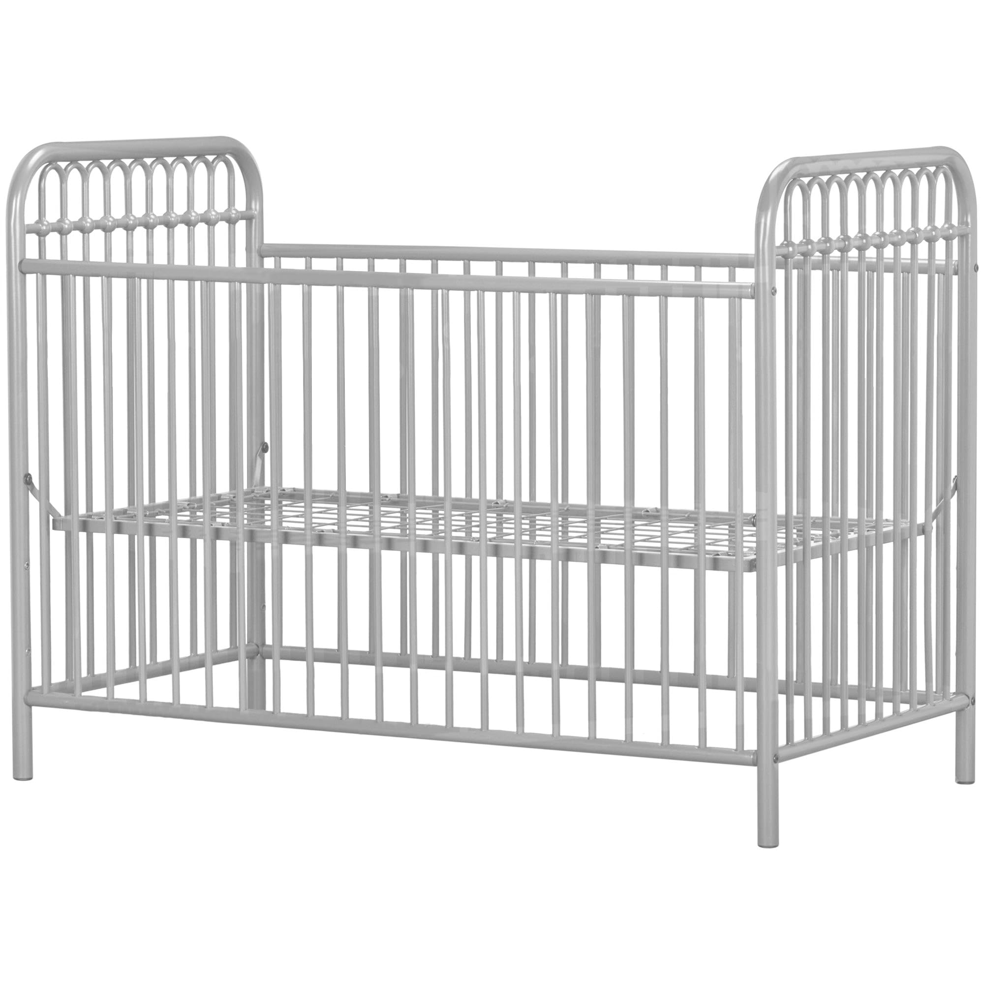 Dorel Home Furnishings LS Monarch Hill Ivy Metal Baby Crib Grey