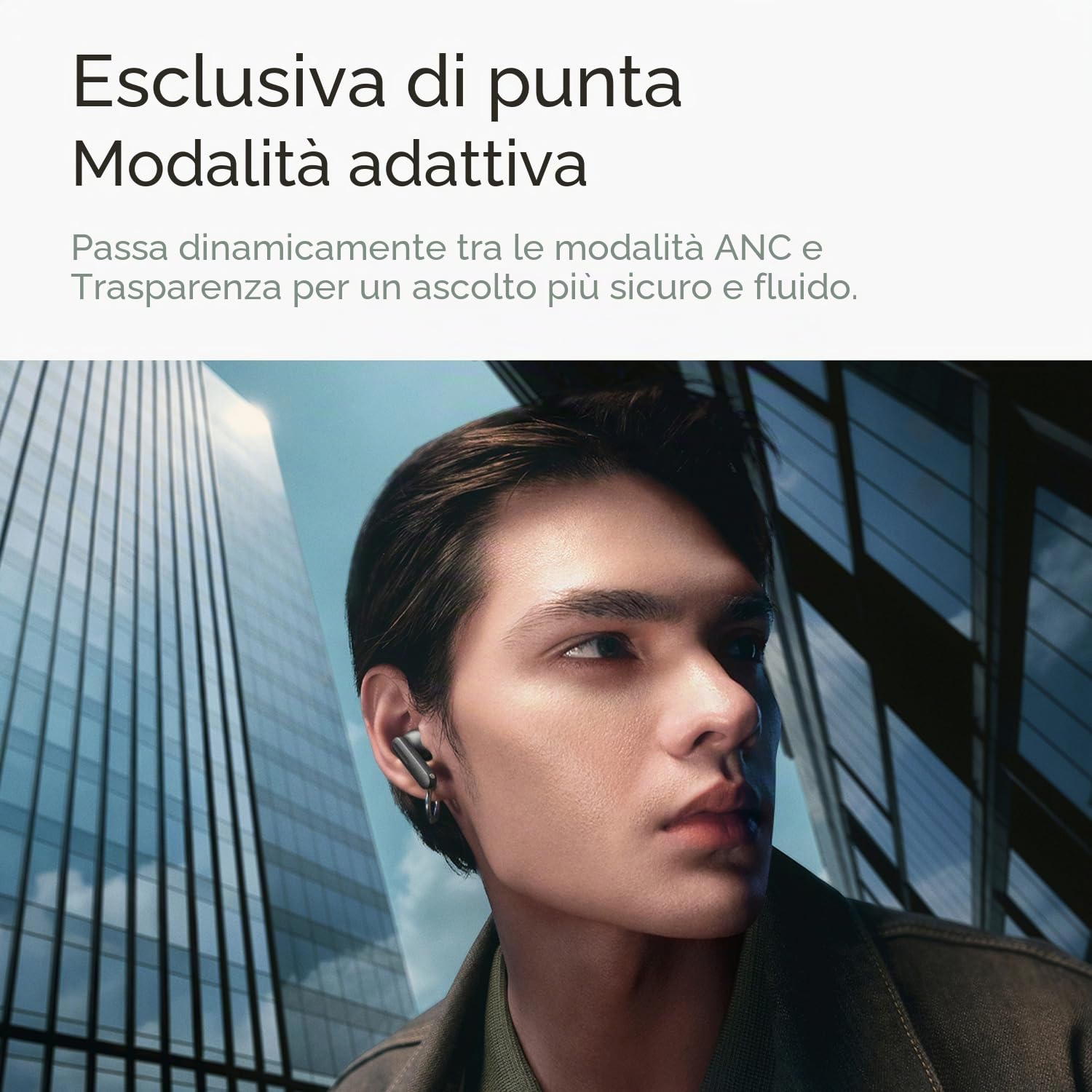 OnePlus Buds 4 auricolari wireless Bluetooth, Zen Green, E513A, in-ear, True Wireless con cancellazione attiva del rumore