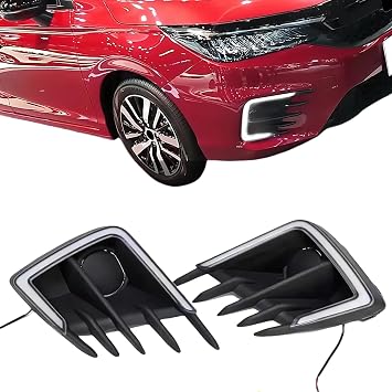 1 Pair LED Car Front Bumper Daytime Running Lights Compatible With HONDA CITY RS GN2 2020-2022 OEM Style Replacement Kit