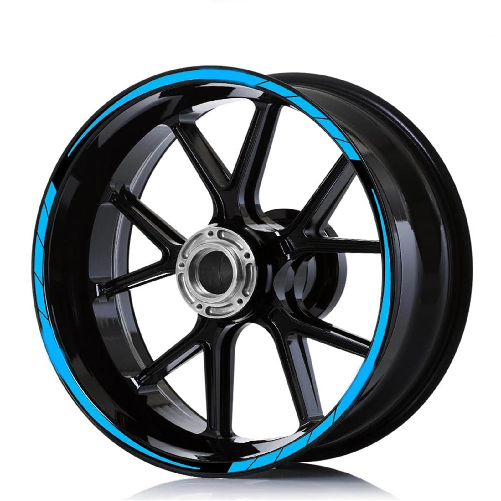 Sticker Part Reflective Tape Accessories for KYMCO AK550 Ak 550 Motircycle Rim Sticker Scooter Stripe Wheel Decals Decoration(Blue)