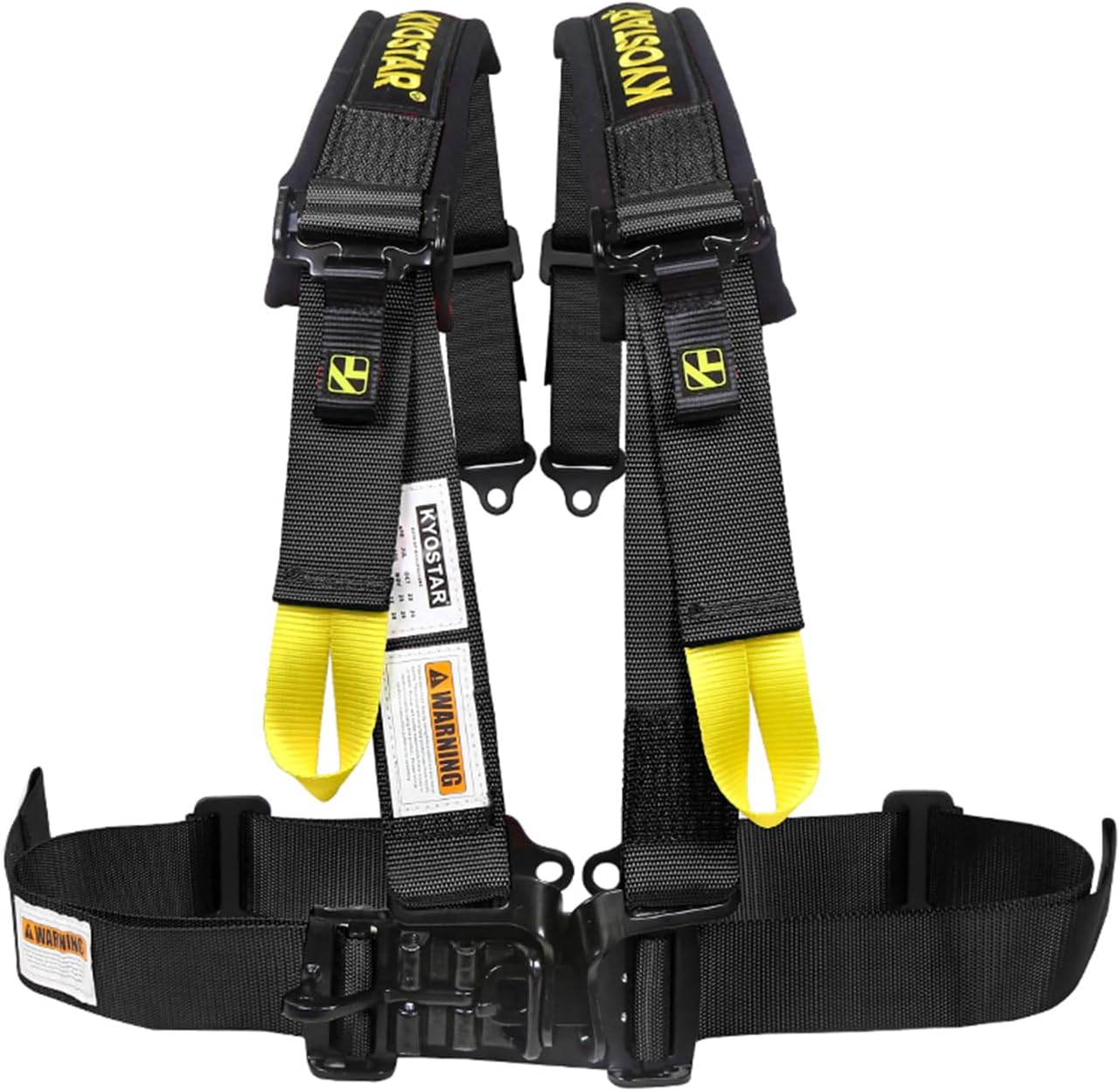 4 Point Harness Seat Belt with 2 Inch Padding Comfortable Shoulder Pad Seat Belt