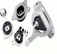 Vista 6 de Soporte de motor y transversal de 4 piezas compatible con Civic 1.8L de 2006, 2007, 2008, 2009, 2010, 2011 de repuesto para A4546 A4530 A4534 A4543