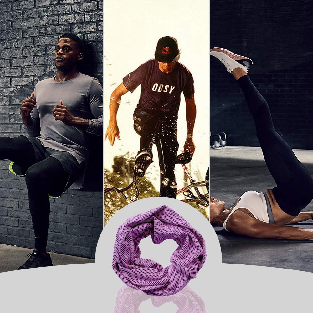 Sukeen Asciugamano Rinfrescante in Microfibra (101,6 x 30,5 cm) - Morbido e Traspirante per Ghiaccio, Yoga e Sport