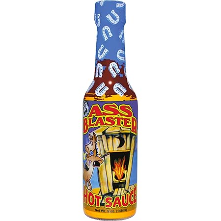 ASS BLASTER Premium Gourmet Hot Sauce Bottle - Ultimate Habanero Hot Sauce Gift - Spicy Food Lovers Try if you dare!