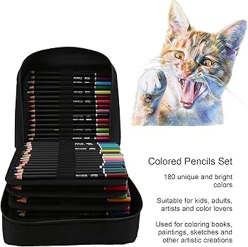 Amazon | スケッチペンスーツ、色鉛筆画アート描画鉛筆色鉛筆