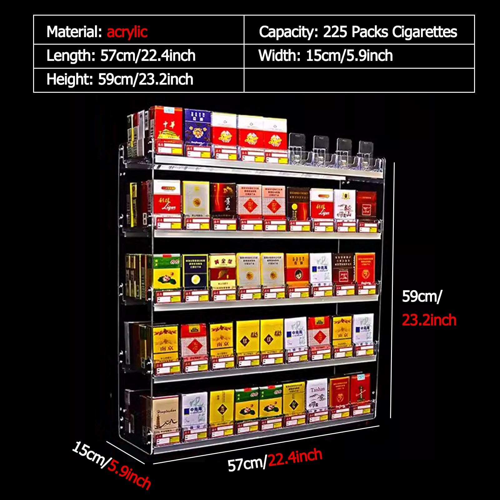 Amazon.com: Acrylic Cigarette Display Rack