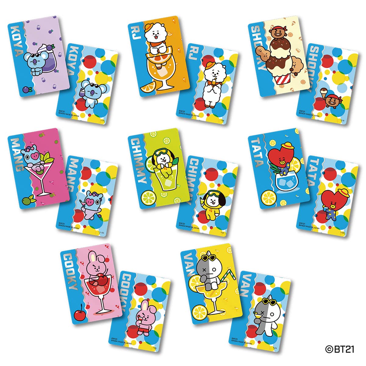 Amazon.co.jp: バンダイ (BANDAI) BT21 メタルカードコレクション(BOX
