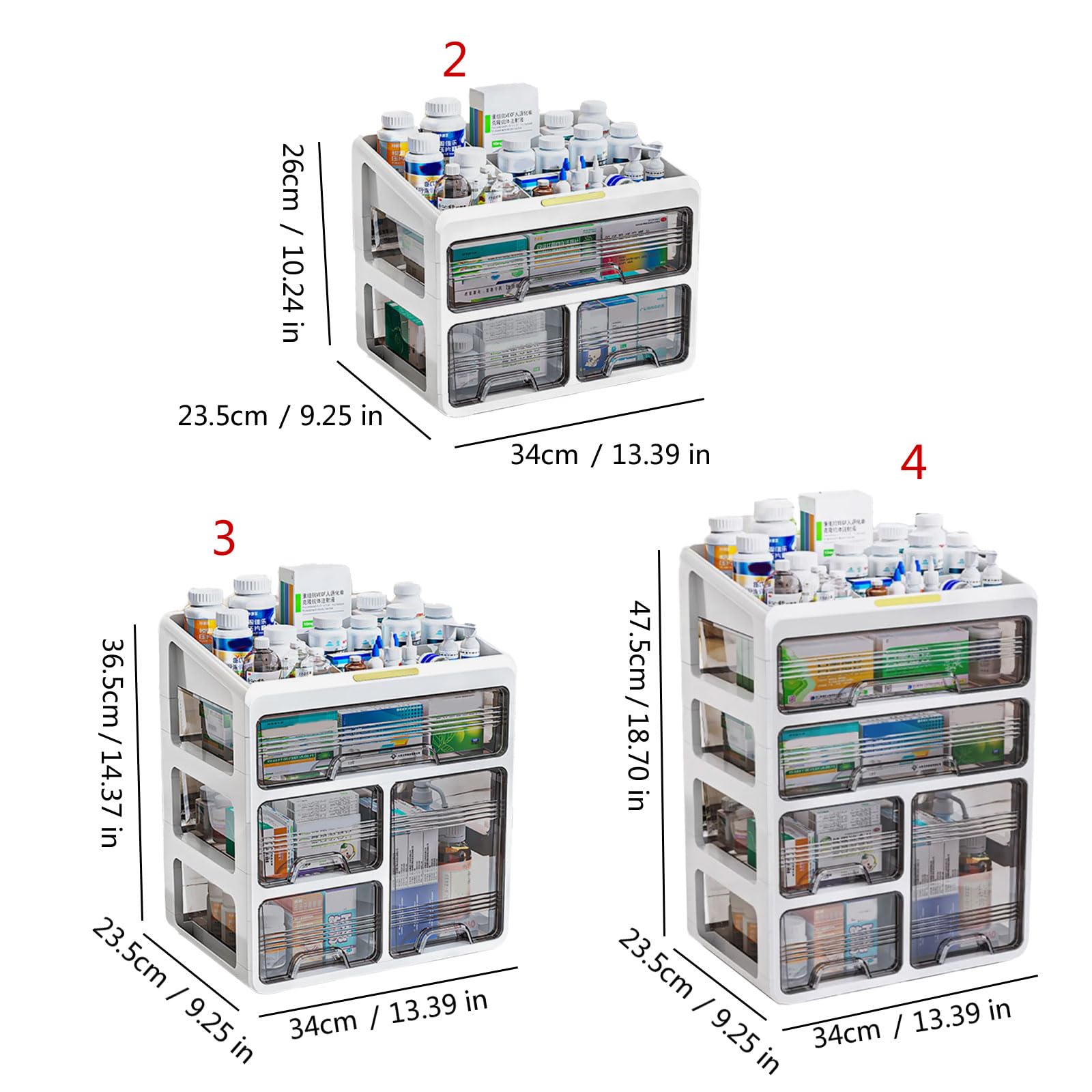 Scaffale per cosmetici in PP con scomparti multipli per un'organizzazione efficiente, adatto per uso domestico o professionale Desktop Cosmetic Storage Rack