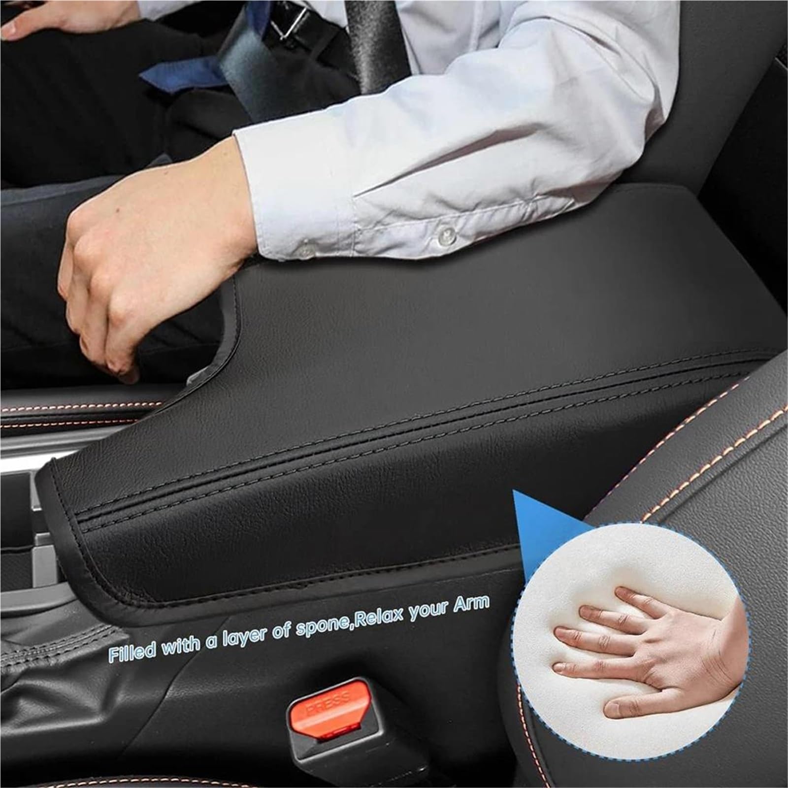Armlehne Box Pad Protect Abdeckung Für Subaru Für Crosstrek 2018-2023