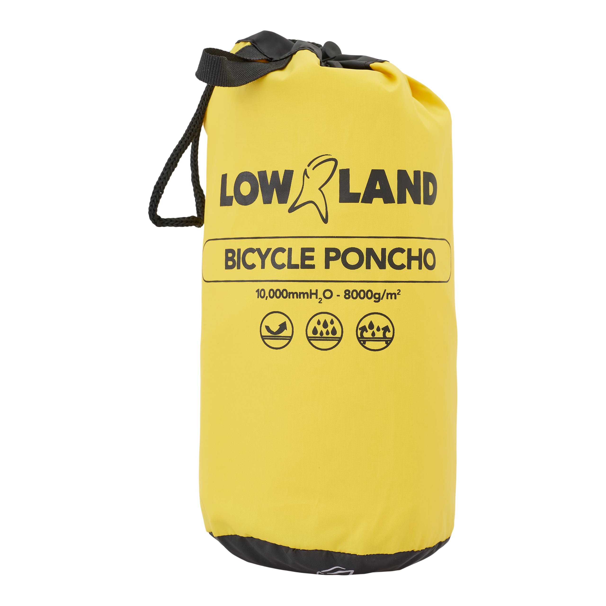 LOWLAND OUTDOOR® Poncho de Lluvia para Bicicleta